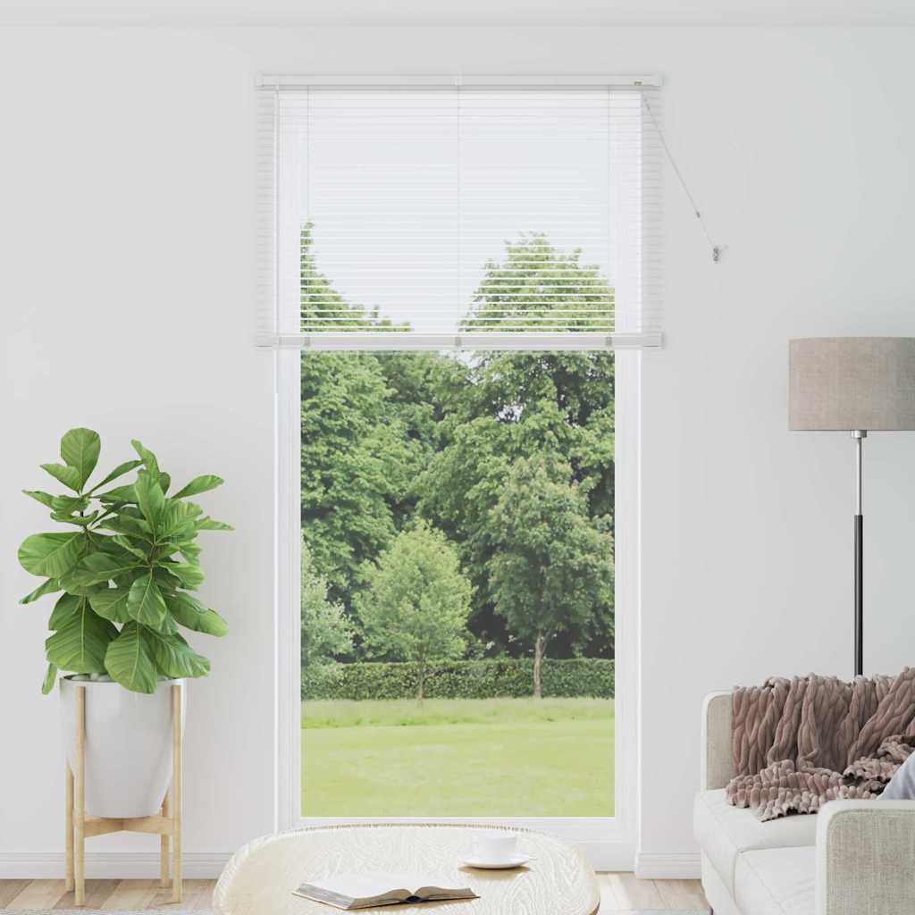 vidaXL Venetian Blinds White 220 x 120 cm Aluminium 1