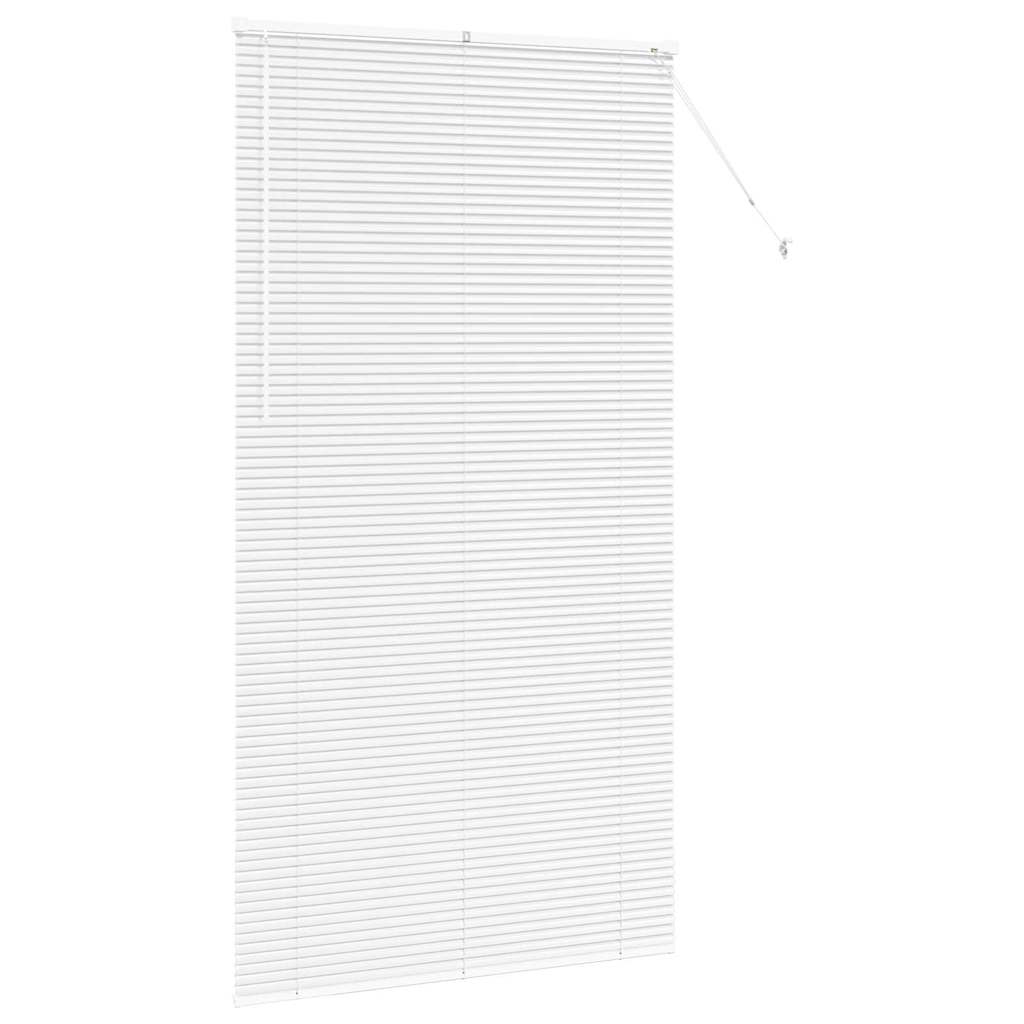 vidaXL Venetian Blinds White 220 x 120 cm Aluminium 5