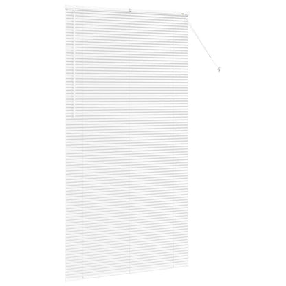 vidaXL Venetian Blinds White 220 x 120 cm Aluminium 5