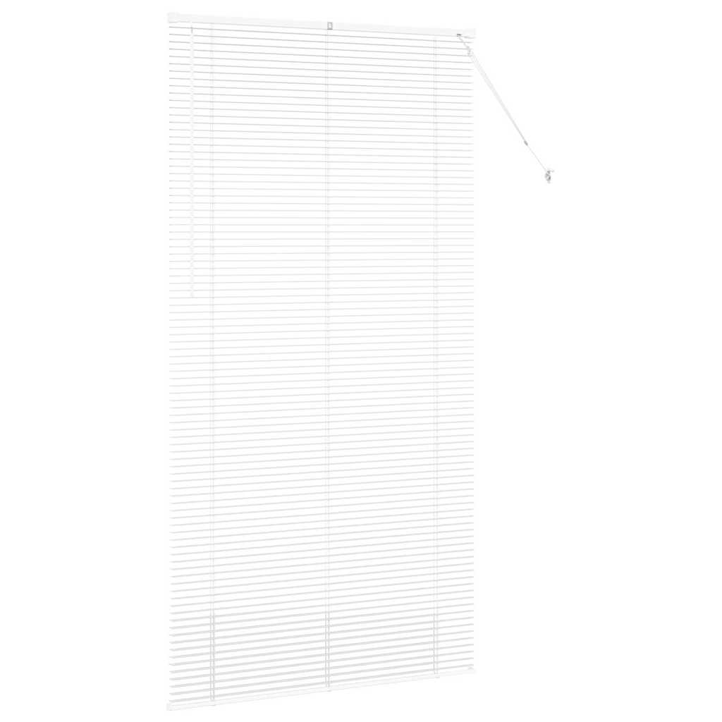 vidaXL Venetian Blinds White 220 x 120 cm Aluminium 6