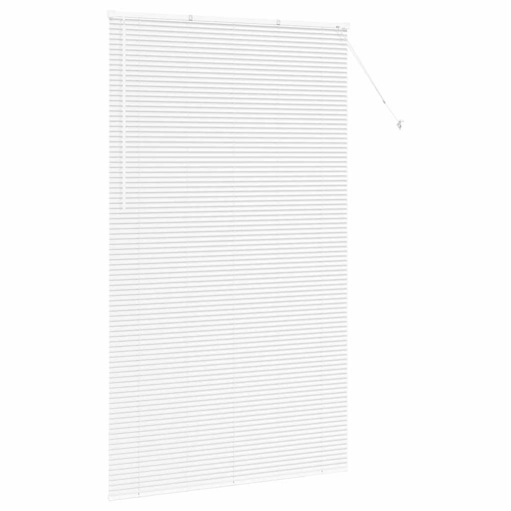 vidaXL Venetian Blinds White 220 x 130 cm Aluminium 5