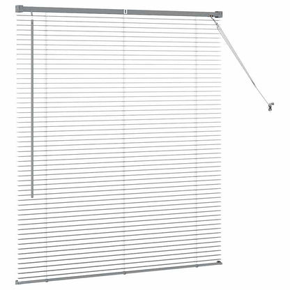 vidaXL Venetian Blind Dark Grey 130 x 120 cm 25 mm Aluminium 6