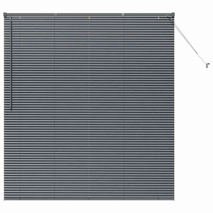 vidaXL Venetian Blinds Dark Grey 175 x 160 cm Aluminium 2