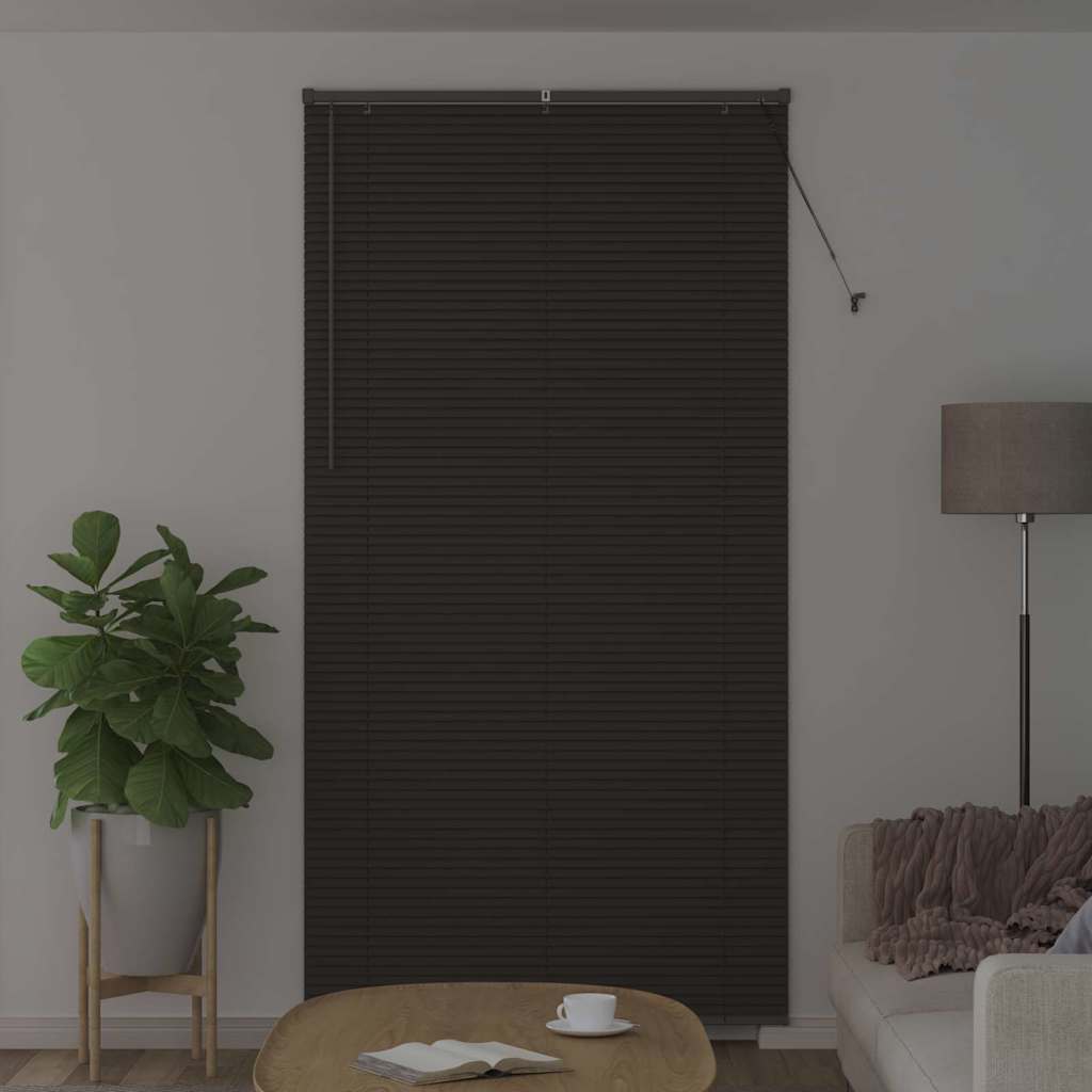 vidaXL Venetian Blind Dark Grey 220 x 120 cm 25 mm Aluminium 3