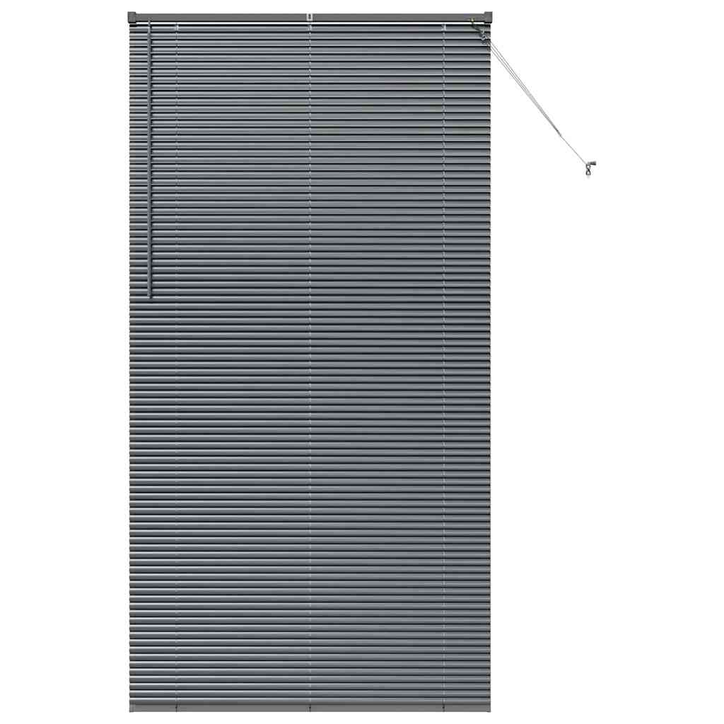 vidaXL Venetian Blind Dark Grey 220 x 120 cm 25 mm Aluminium 2