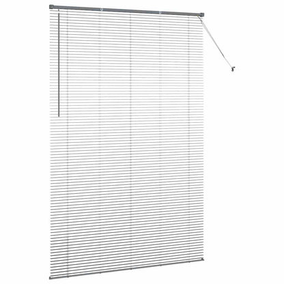 vidaXL Venetian Blinds Dark Grey 220 x 140 cm Aluminium 6