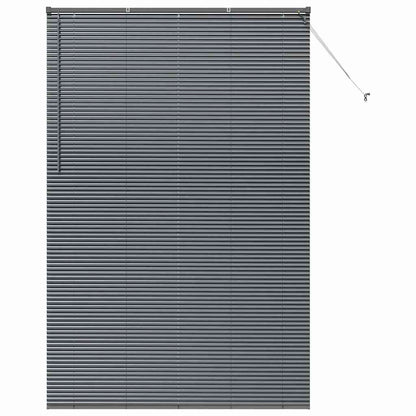 vidaXL Venetian Blinds Dark Grey 220 x 150 cm Aluminium 2