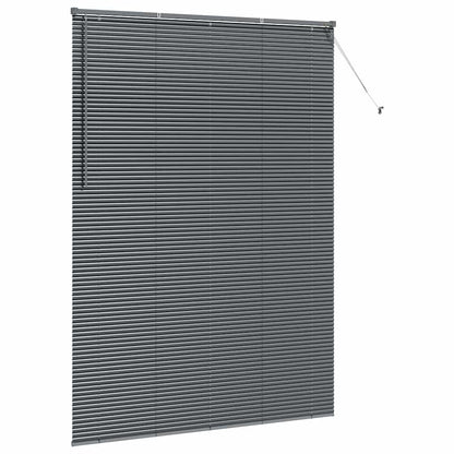 vidaXL Venetian Blinds Dark Grey 220 x 155 cm Aluminium 5