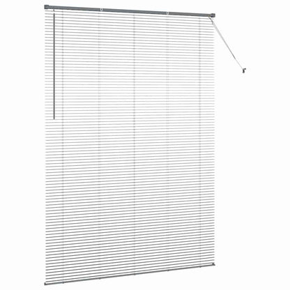 vidaXL Venetian Blinds Dark Grey 220 x 155 cm Aluminium 6