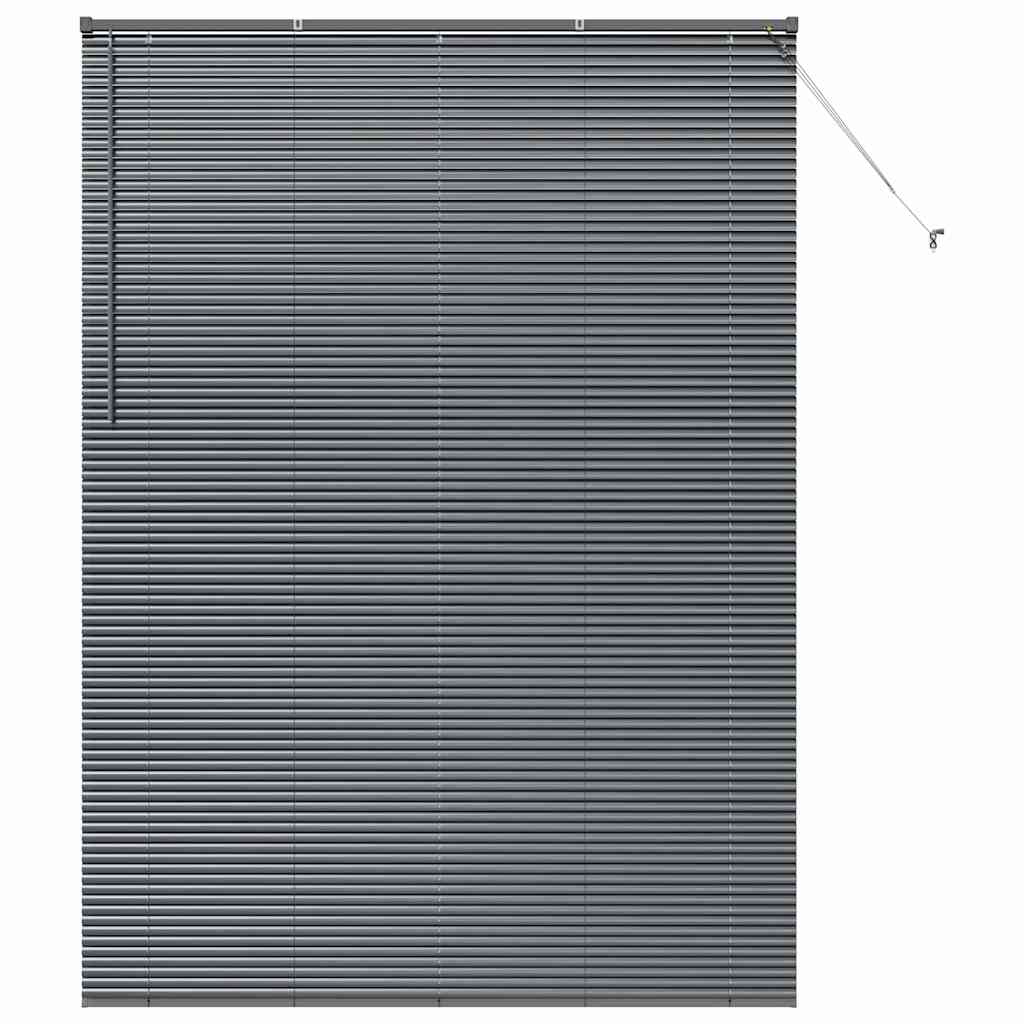 vidaXL Venetian Blinds Dark Grey 220 x 155 cm Aluminium 2