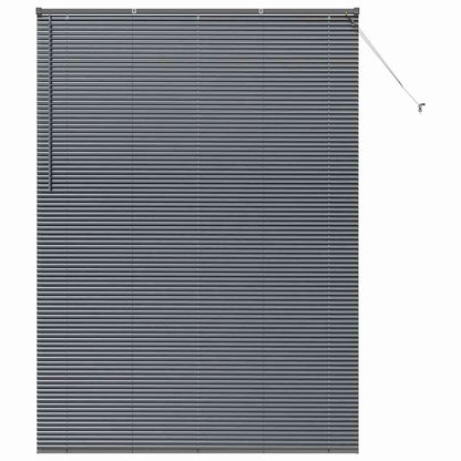 vidaXL Venetian Blinds Dark Grey 220 x 155 cm Aluminium 2