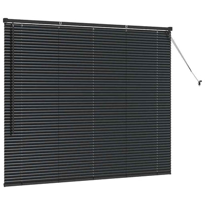 vidaXL Venetian Blinds Black 130 x 160 cm Aluminium 5