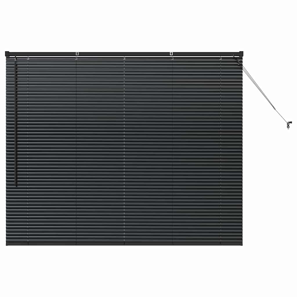 vidaXL Venetian Blinds Black 130 x 160 cm Aluminium 2