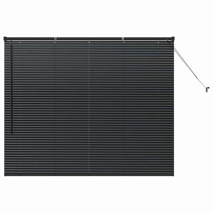 vidaXL Venetian Blinds Black 130 x 160 cm Aluminium 2