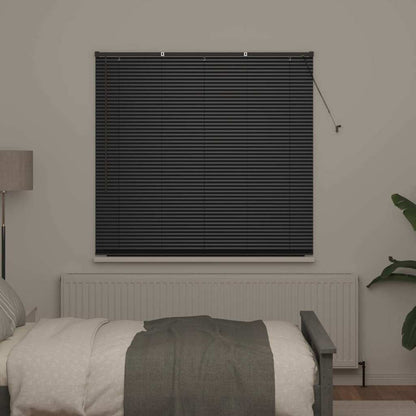 vidaXL Venetian Blinds Black 175 x 150 cm Aluminium 3
