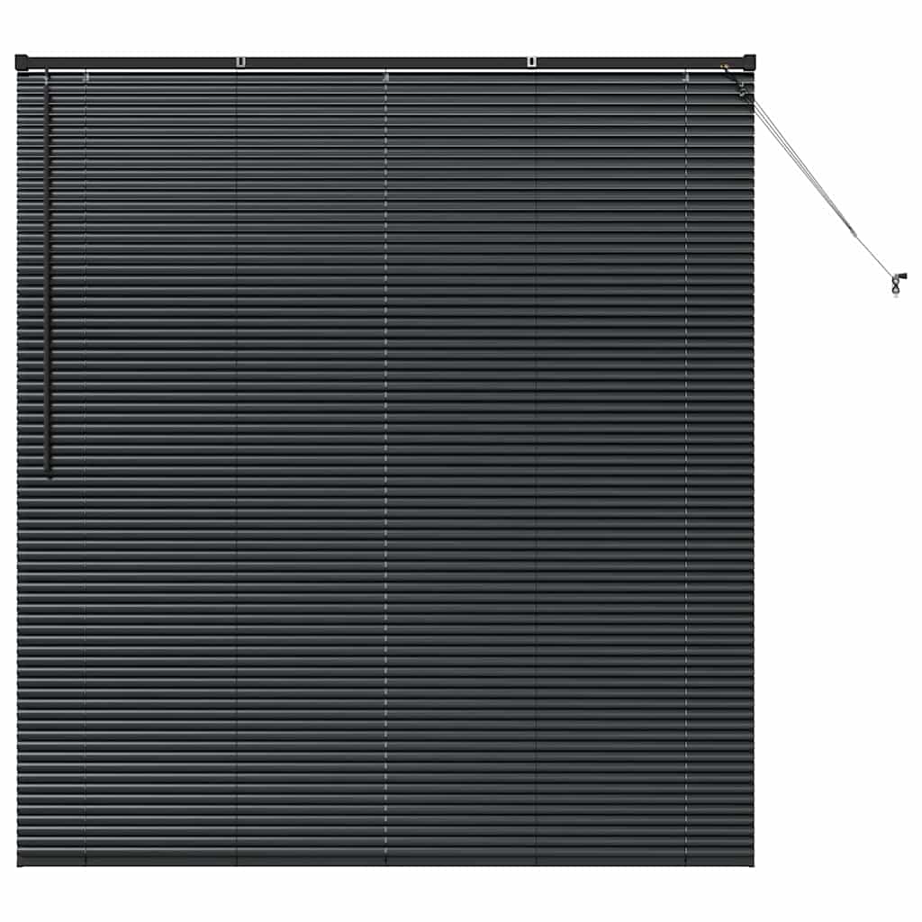 vidaXL Venetian Blind Black 175 x 160 cm 25 mm Aluminium 2