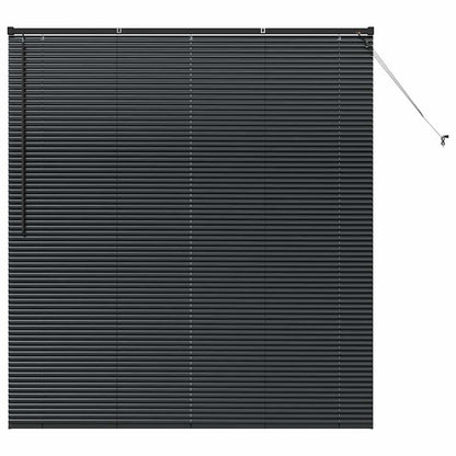 vidaXL Venetian Blind Black 175 x 160 cm 25 mm Aluminium 2