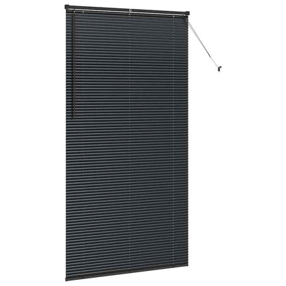 vidaXL Venetian Blinds Black 220 x 115 cm Aluminium 5
