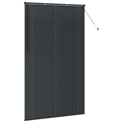 vidaXL Venetian Blinds Black 220 x 125 cm Aluminium 5