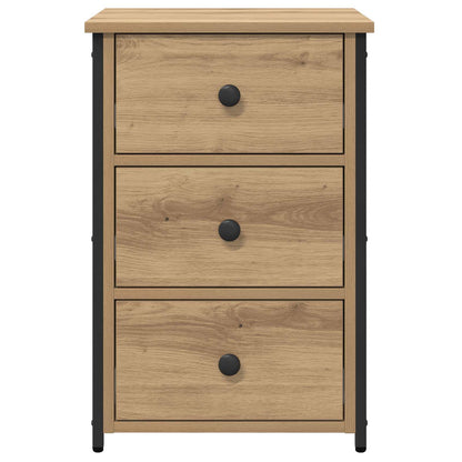 vidaXL Bedside Cabinet Brown 40 x 36 x 60 cm Solid Reclaim Wood 6