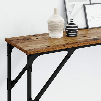 vidaXL Console Table Old Wood 200 x 29 x 75 cm 4