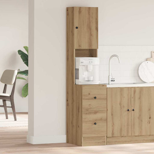 Kitchen Cabinet 60x50x180 cm Engineered Wood Artisan oak 35 x 50 x 180 cm