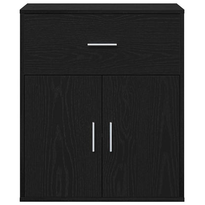vidaXL Sideboard Black Oak 60 x 31 x 70 cm Engineered Wood 6