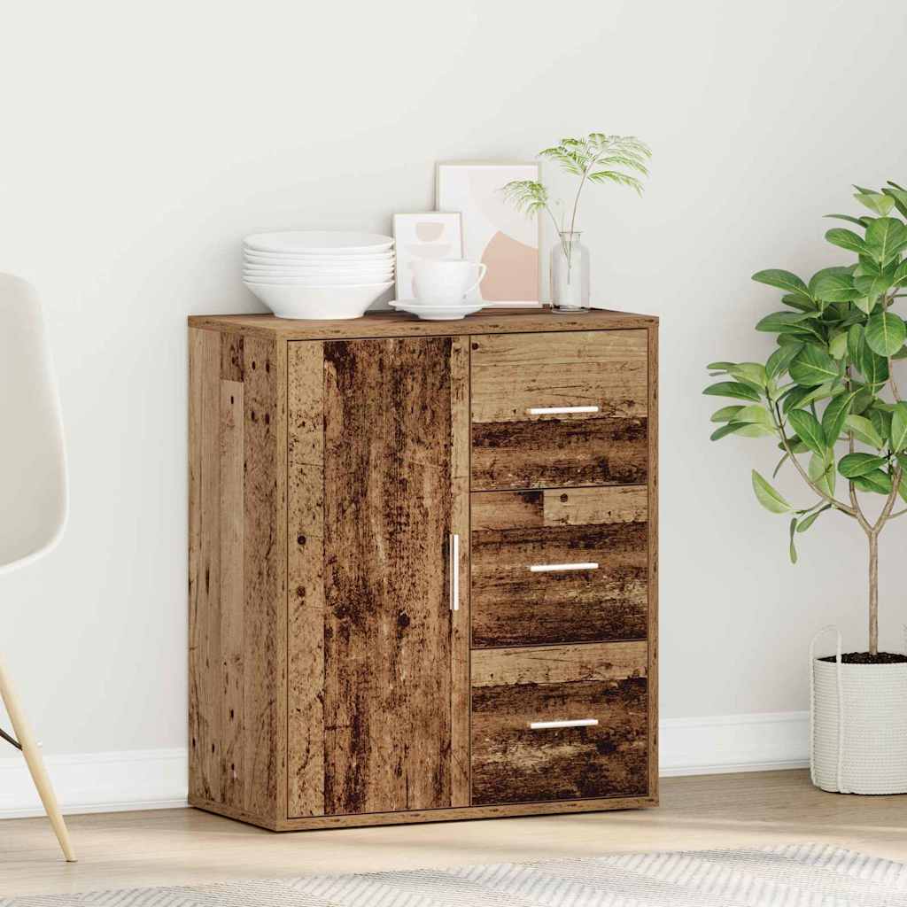 vidaXL Sideboard Old Wood 60 x 31 x 70 cm Engineered Wood 4