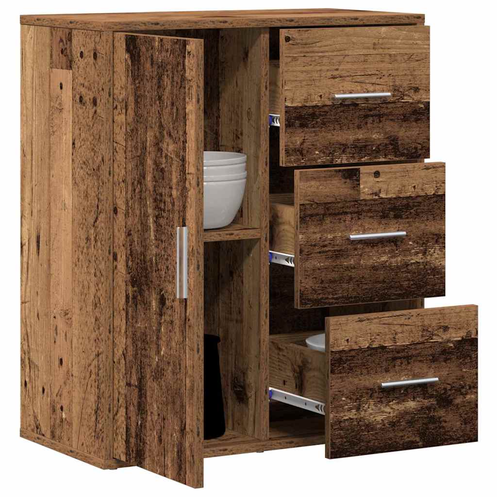 vidaXL Sideboard Old Wood 60 x 31 x 70 cm Engineered Wood 3