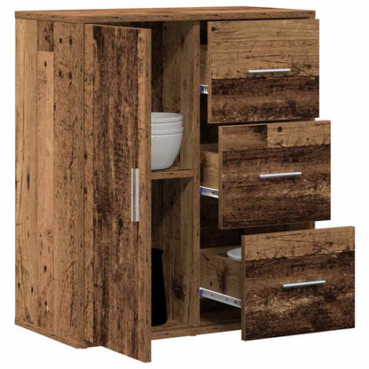vidaXL Sideboard Old Wood 60 x 31 x 70 cm Engineered Wood 3