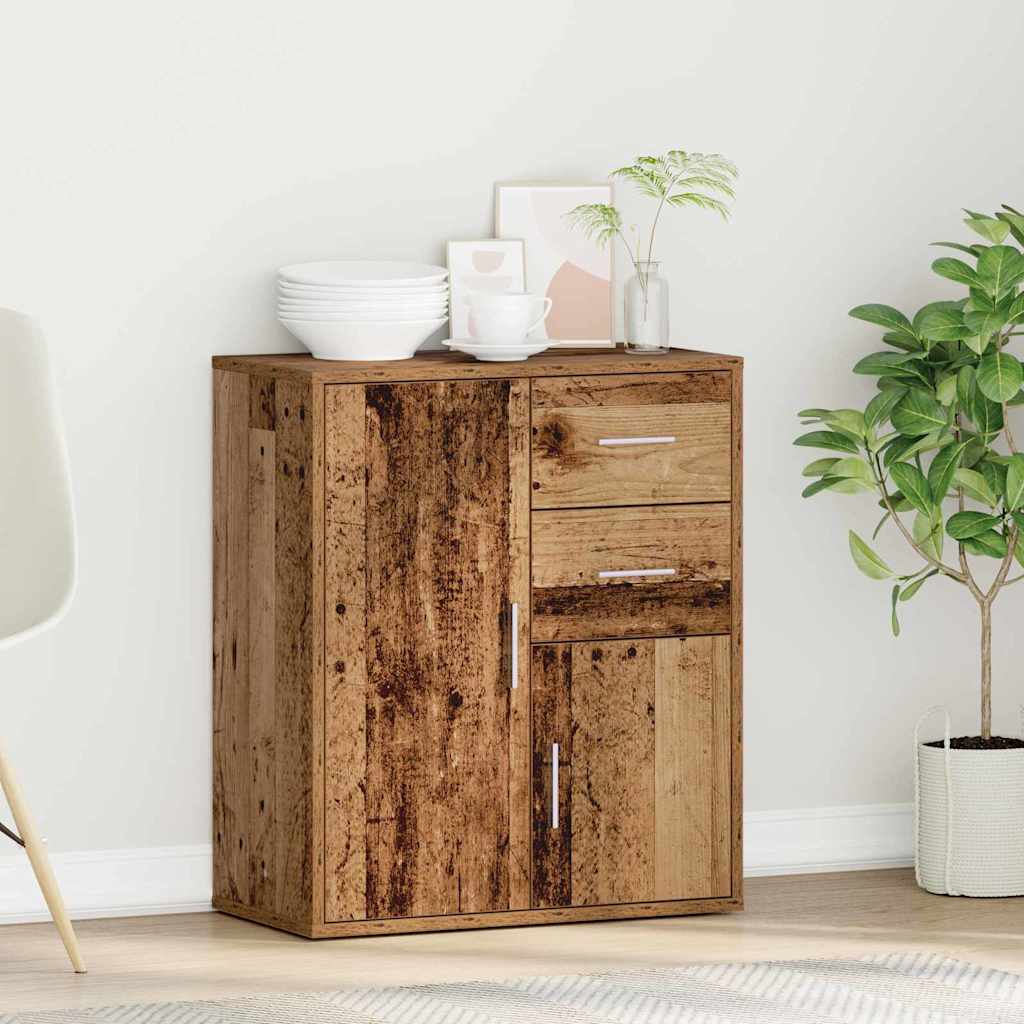 vidaXL Sideboard Old Wood 60 x 31 x 70 cm Engineered Wood 4