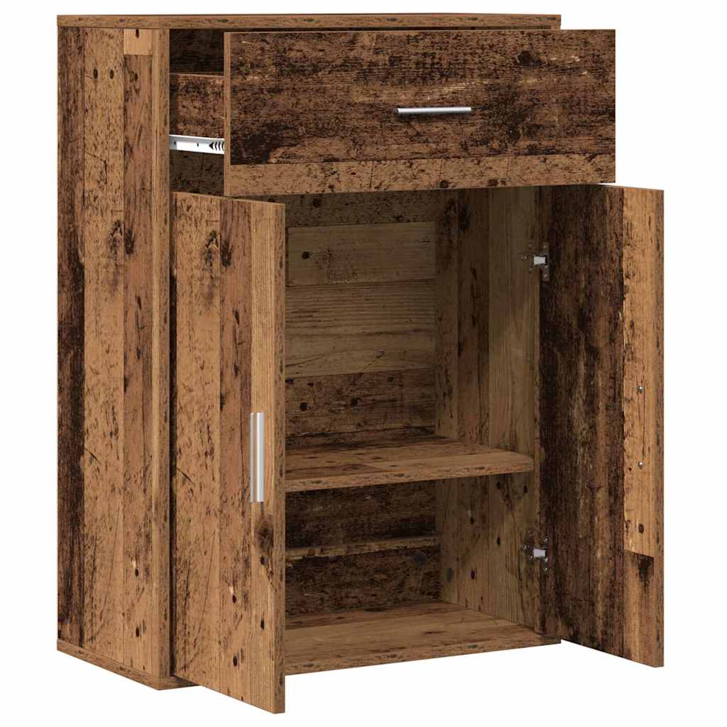 vidaXL Sideboard Old Wood 60 x 30 x 84 cm Engineered Wood 5