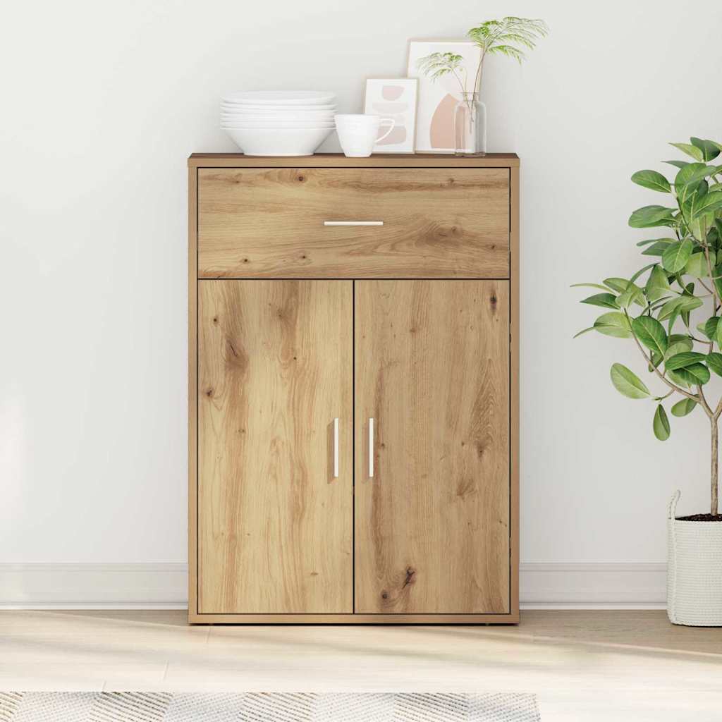vidaXL Sideboard Artisan Oak 60 x 30 x 84 cm Engineered Wood 1