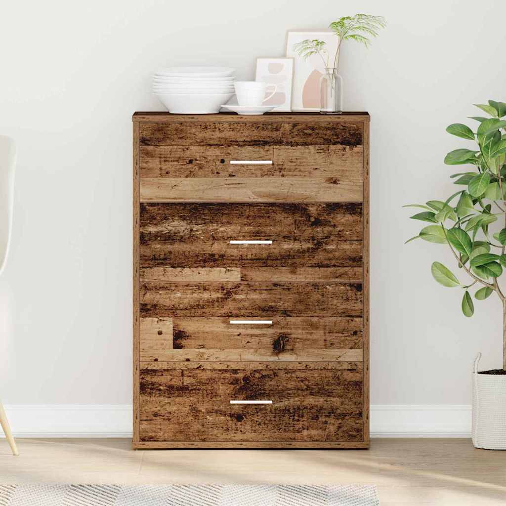 vidaXL Sideboard Old Wood 60 x 31 x 84 cm Engineered Wood 1