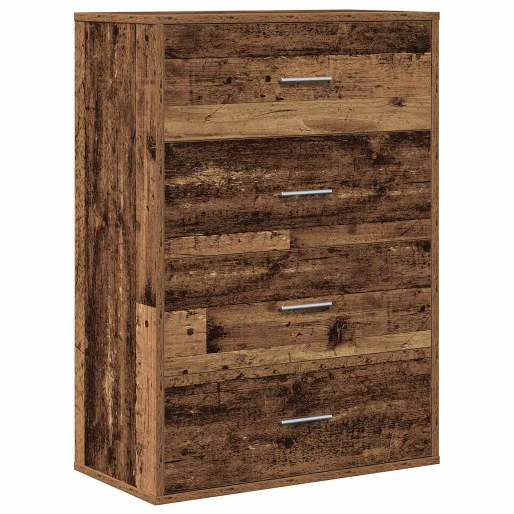 vidaXL Sideboard Old Wood 60 x 31 x 84 cm Engineered Wood 2