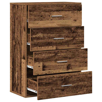 vidaXL Sideboard Old Wood 60 x 31 x 84 cm Engineered Wood 5