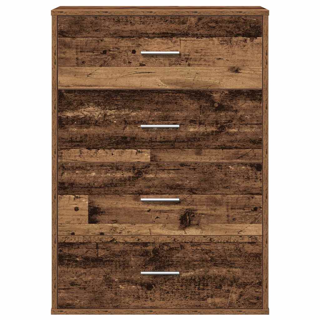 vidaXL Sideboard Old Wood 60 x 31 x 84 cm Engineered Wood 6