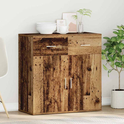 vidaXL Sideboard Old Wood 78 x 38 x 80 cm Engineered Wood 4