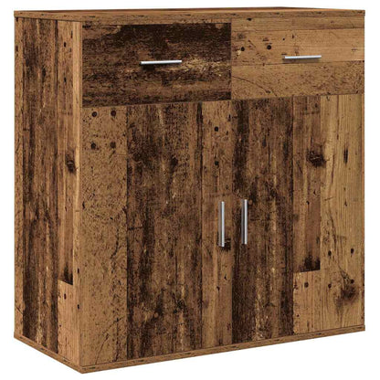vidaXL Sideboard Old Wood 78 x 38 x 80 cm Engineered Wood 2