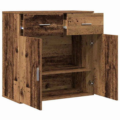 vidaXL Sideboard Old Wood 78 x 38 x 80 cm Engineered Wood 5