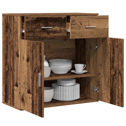 vidaXL Sideboard Old Wood 78 x 38 x 80 cm Engineered Wood 3