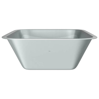 vidaXL Wheelbarrow Tray Replacement Silver 88 x 60 x 32 cm 5