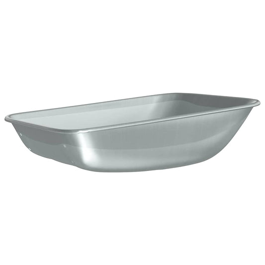 Wheelbarrow Tray Replacement Silver 80 cm 25 cm