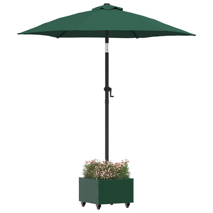 Parasol Base 11.75 kg Steel Square Green