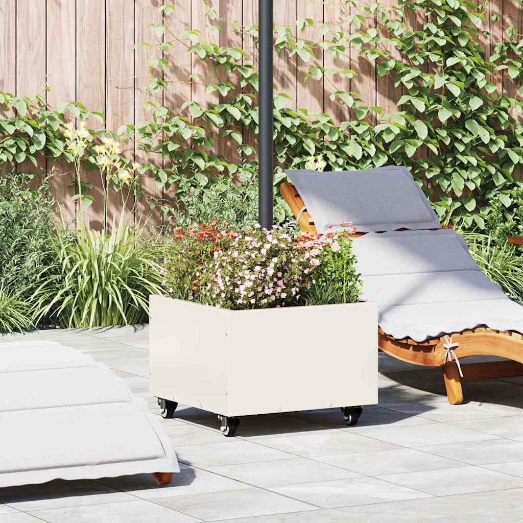 Parasol Base 11.75 kg Steel Square White