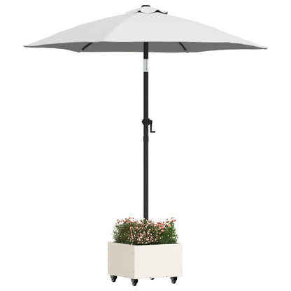 Parasol Base 11.75 kg Steel Square White