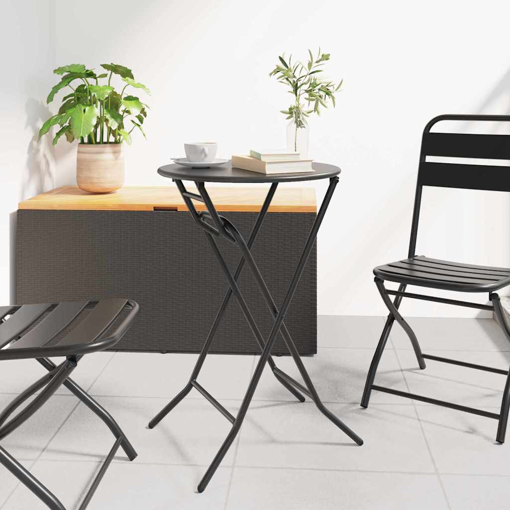 vidaXL Garden Table Anthracite 50 x 50 x 72 cm Metal 1