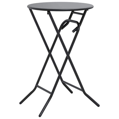 vidaXL Garden Table Anthracite 50 x 50 x 72 cm Metal 2