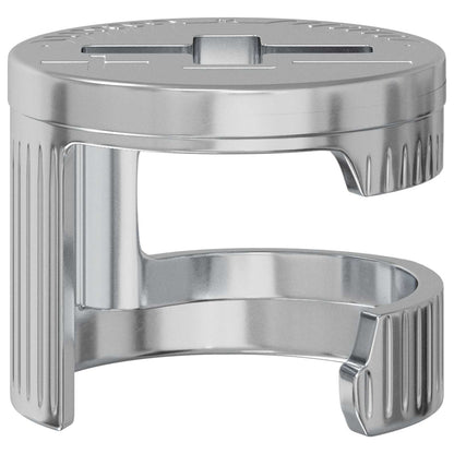 vidaXL Cam Lock Nuts 8372 pcs Silver Metal 4