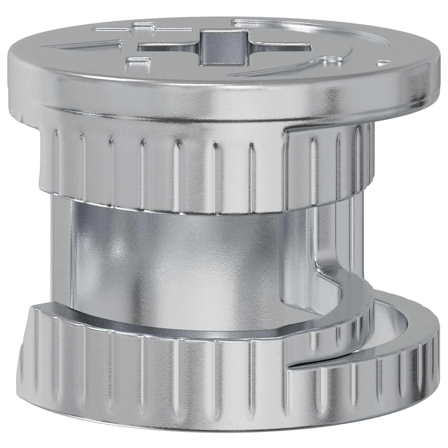 vidaXL Cam Lock Nuts 4000 pcs Silver Metal 3
